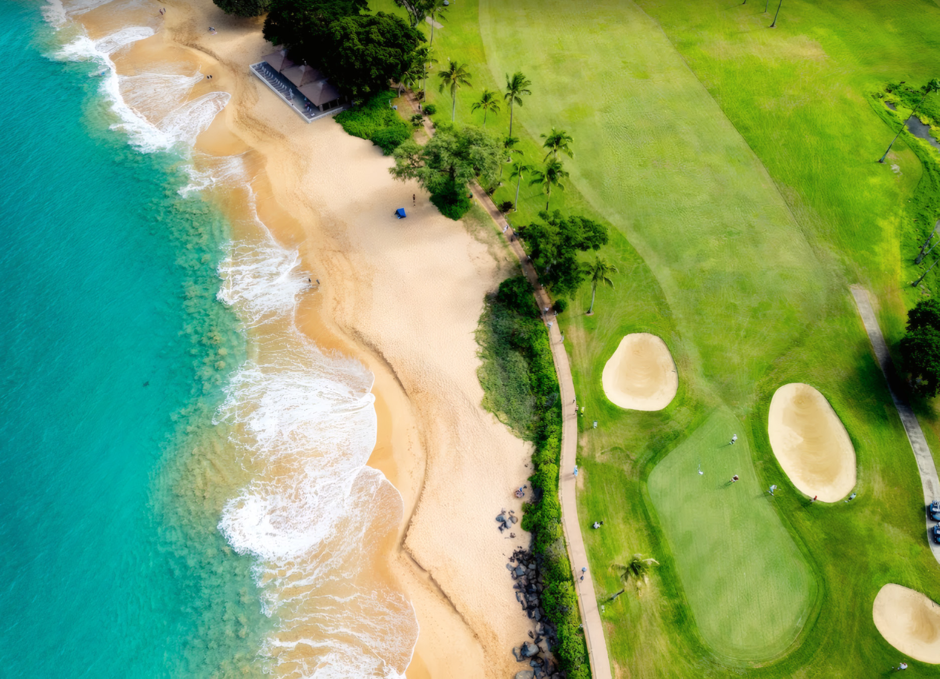 Beautiful Hawaiian Golf Course